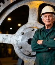  老工程师与巨型齿轮1423#横屏 	 -