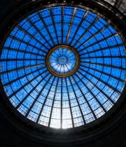  蓝色穹顶玻璃天窗1400#横屏 	 