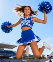  啦啦队赛场活力表演1371#横屏 	 -