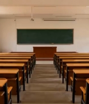  空荡阶梯教室场景1358#横屏 	 