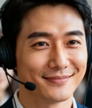  客服团队微笑服务1345#横屏 	 