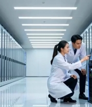  科研人员操作服务器1336#横屏 	 -