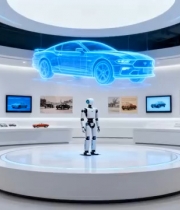  科技展厅汽车全息展示1334#横屏 	 