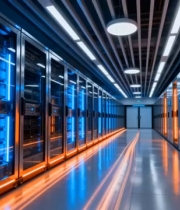  科技感数据中心走廊1318#横屏 	 