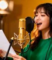  开心女生录音棚歌1302#横屏 	 