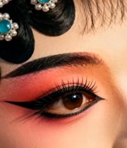  京剧花旦眼妆特写1233#横屏 	 