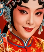  京剧花旦戏曲人物特写1231#横屏 	 