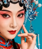  京剧花旦特写镜头1229#横屏 	 