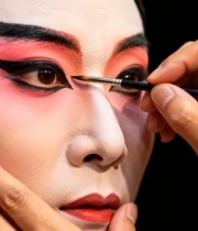  京剧旦角眼部化妆特写1216#横屏 	 