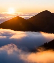  金色云海日出延时1207#横屏 	 -