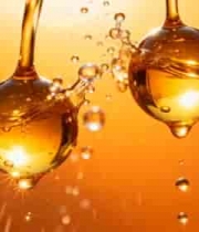  金色液体滴落慢镜头1196#横屏 	 