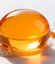  金色透明软胶囊特写1190#横屏 	 