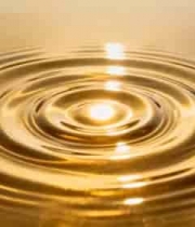  金色水面涟漪动态1183#横屏 	 