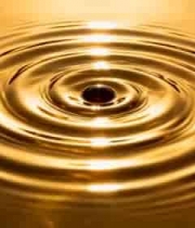  金色水波纹扩散1182#横屏 	 