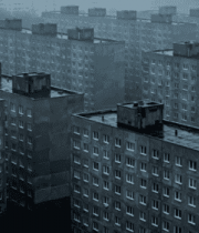 灰色密集居民楼群1001#横屏 