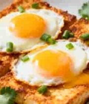  金黄流心煎蛋豆腐1116#横屏 	 