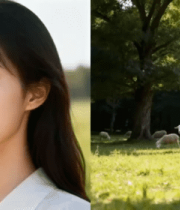 户外清新美女写真959#横屏 