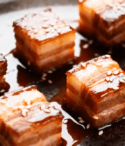 红烧肉块特写918#横屏 