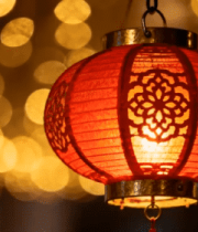 红灯笼喜庆装饰背景867#横屏 