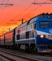 和谐号列车日落飞驰851#横屏 