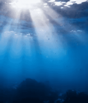 海底阳光光束穿透775#横屏 