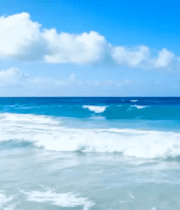 海浪翻涌蓝色海面782#横屏 