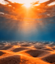 海底金色阳光照射770#横屏 