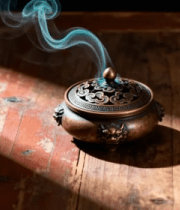 古铜香炉青烟袅袅700#横屏 