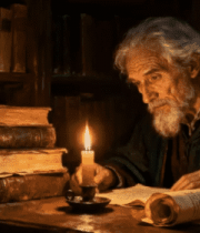 古籍研究者烛下研读674#横屏 