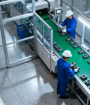 工厂流水线作业场景607#横屏 