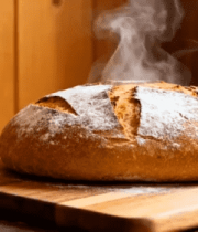 刚出炉的热气面包553#横屏 