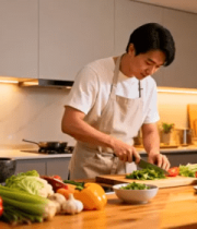 厨房备菜场景299#横屏 