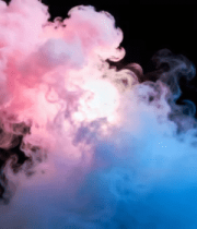 粉蓝渐变烟雾特效497#横屏 