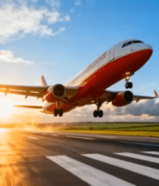 飞机起飞瞬间481#横屏 