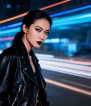 都市夜拍 时尚女性453#横屏 