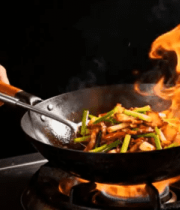 大厨爆炒火焰美食359#横屏 