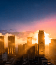 晨曦中的都市天际线223#横屏 