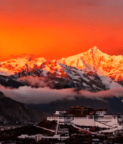 布达拉宫日出金山88#横屏 