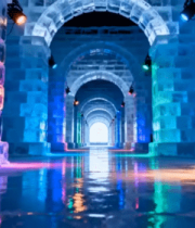 冰雕城堡光影通道72#横屏 