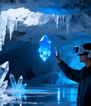 VR探索发光水晶洞穴4#横屏 