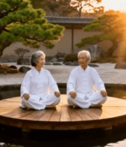 晨光中的禅意190#横屏 