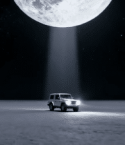 月下旷野中的越野汽车7080#横屏 