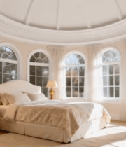 圆形卧室豪华软装室内场景5605#横屏 