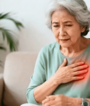 老年女性心脏不适1786#横屏 