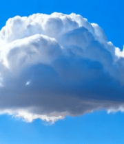 蓝天中的蓬松白云9298#横屏 