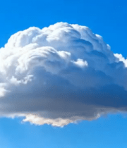 蓝天中的蓬松白云9298#横屏 