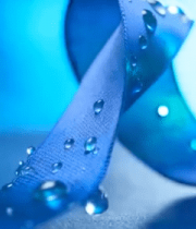 蓝色丝带水珠特写素材12318#横屏 