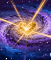 宇宙爱心粒子光效场景13083#横屏 