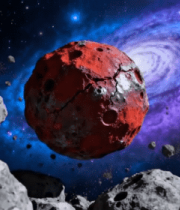 宇宙中行星与陨石场景素材14997#横屏 