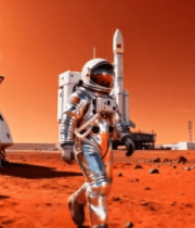 宇航员在火星场景画面13833#横屏 